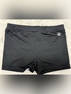 rebels Black Athletic Stretch Shorts